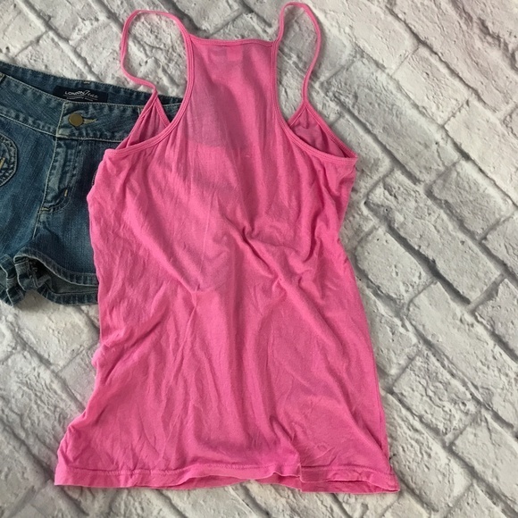 Vintage Y2K Moda Victoria's Secret Racerback Lightweight Cotton‎ Tank - Picture 5 of 8